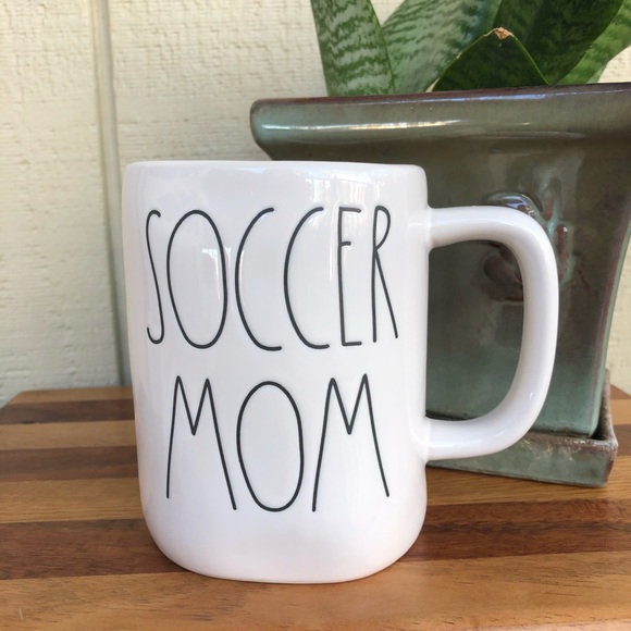 rae dunn soccer mom mug